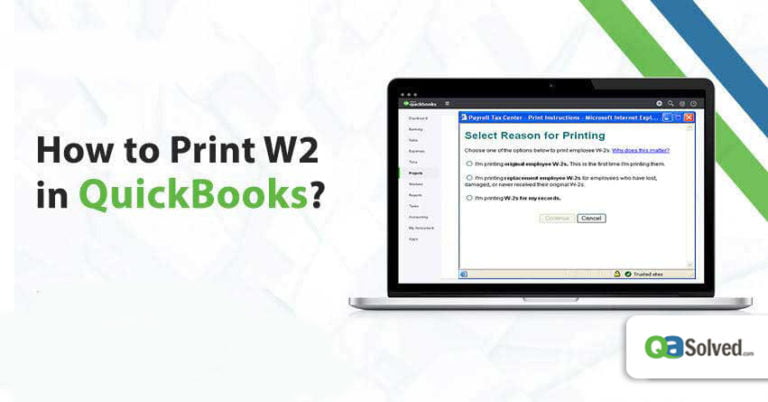 how to print w2 in quickbooks